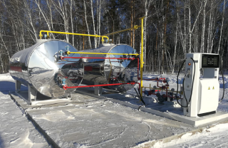 Модульная АГЗС 2х10 м³ с параллельными сосудами