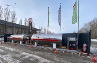 Модульная АГЗС 2х10 м³ с сосудами в линию